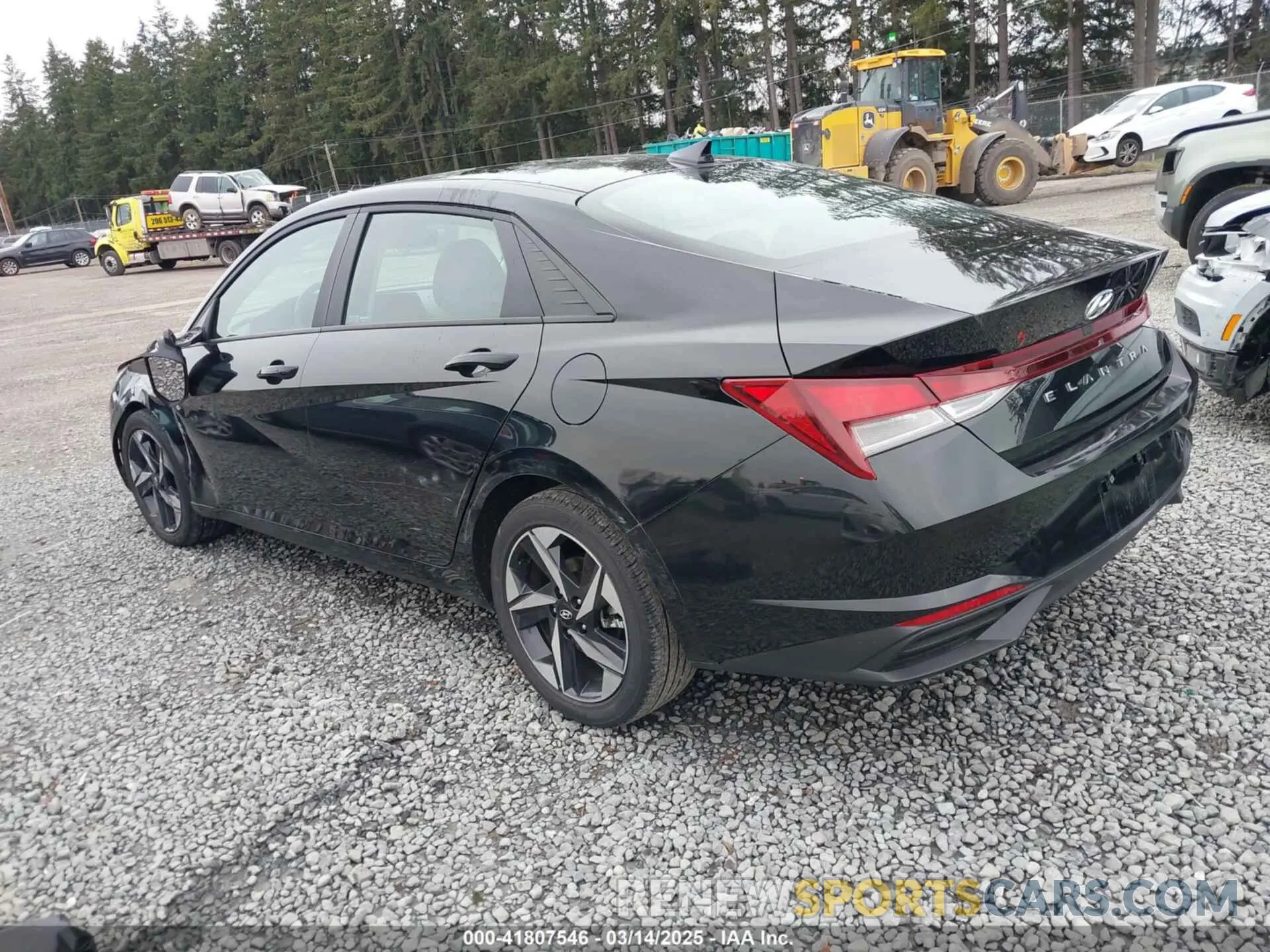 3 fotografías del automóvil dañado KMHLS4AG6PU524164 HYUNDAI ELANTRA 2023