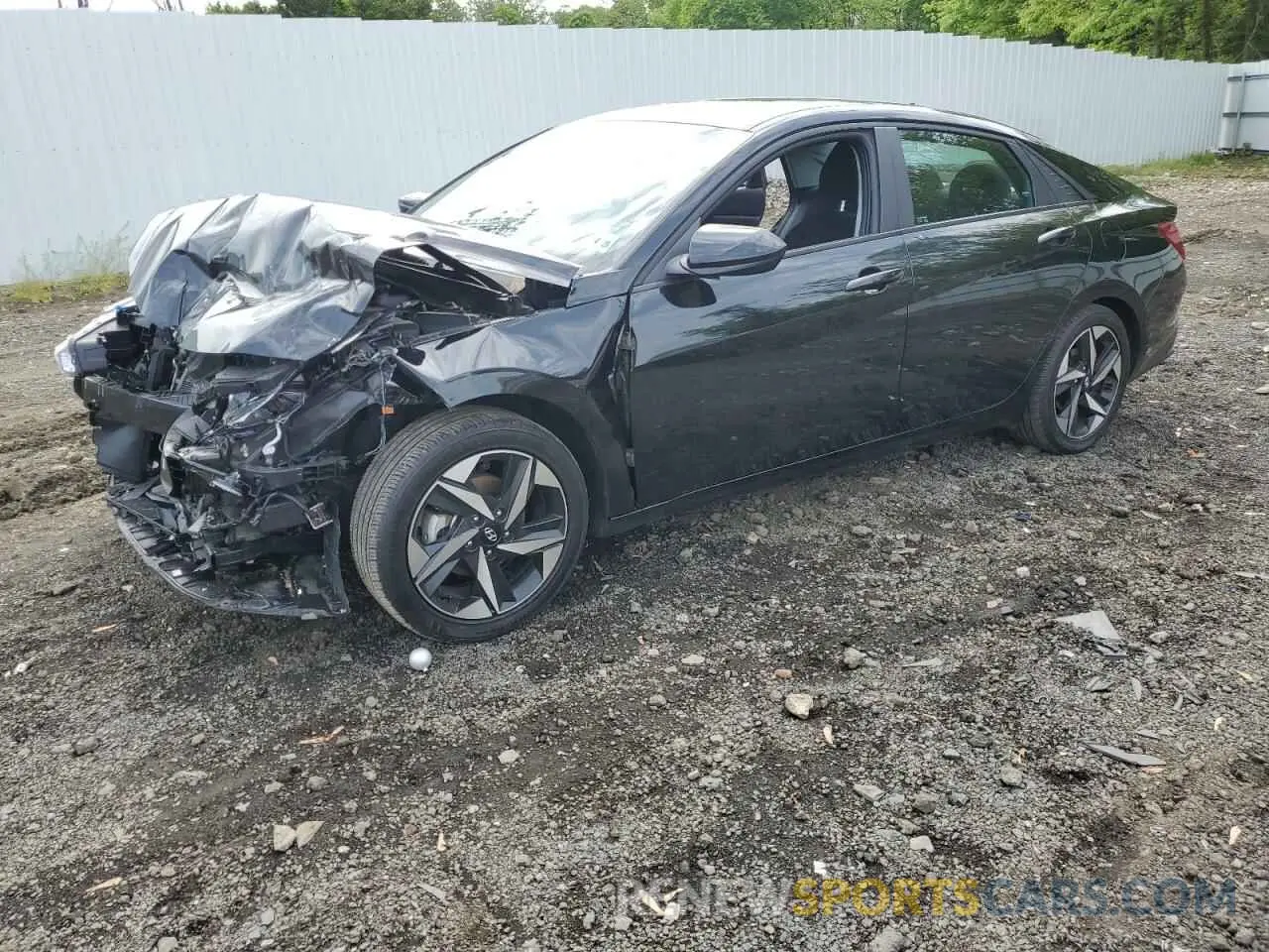 1 fotografías del automóvil dañado KMHLS4AG6PU528375 HYUNDAI ELANTRA 2023