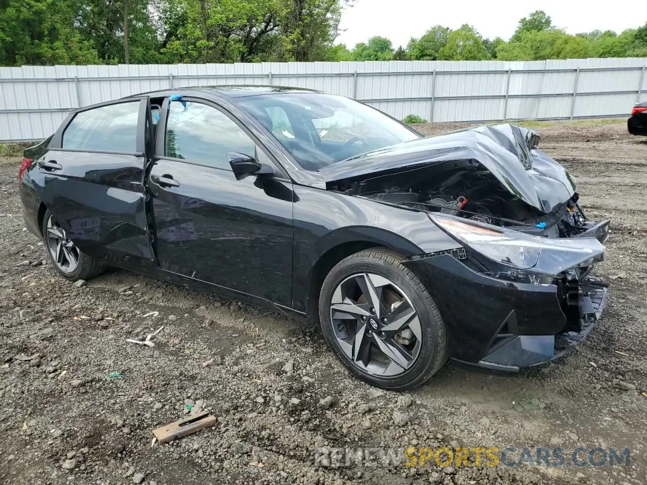 4 fotografías del automóvil dañado KMHLS4AG6PU528375 HYUNDAI ELANTRA 2023