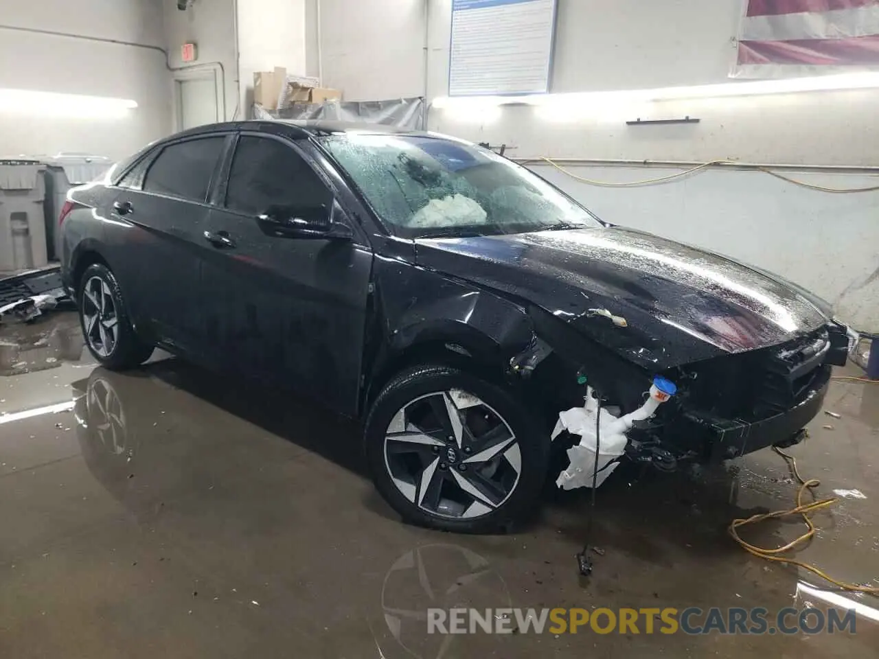4 fotografías del automóvil dañado KMHLS4AG6PU609098 HYUNDAI ELANTRA 2023