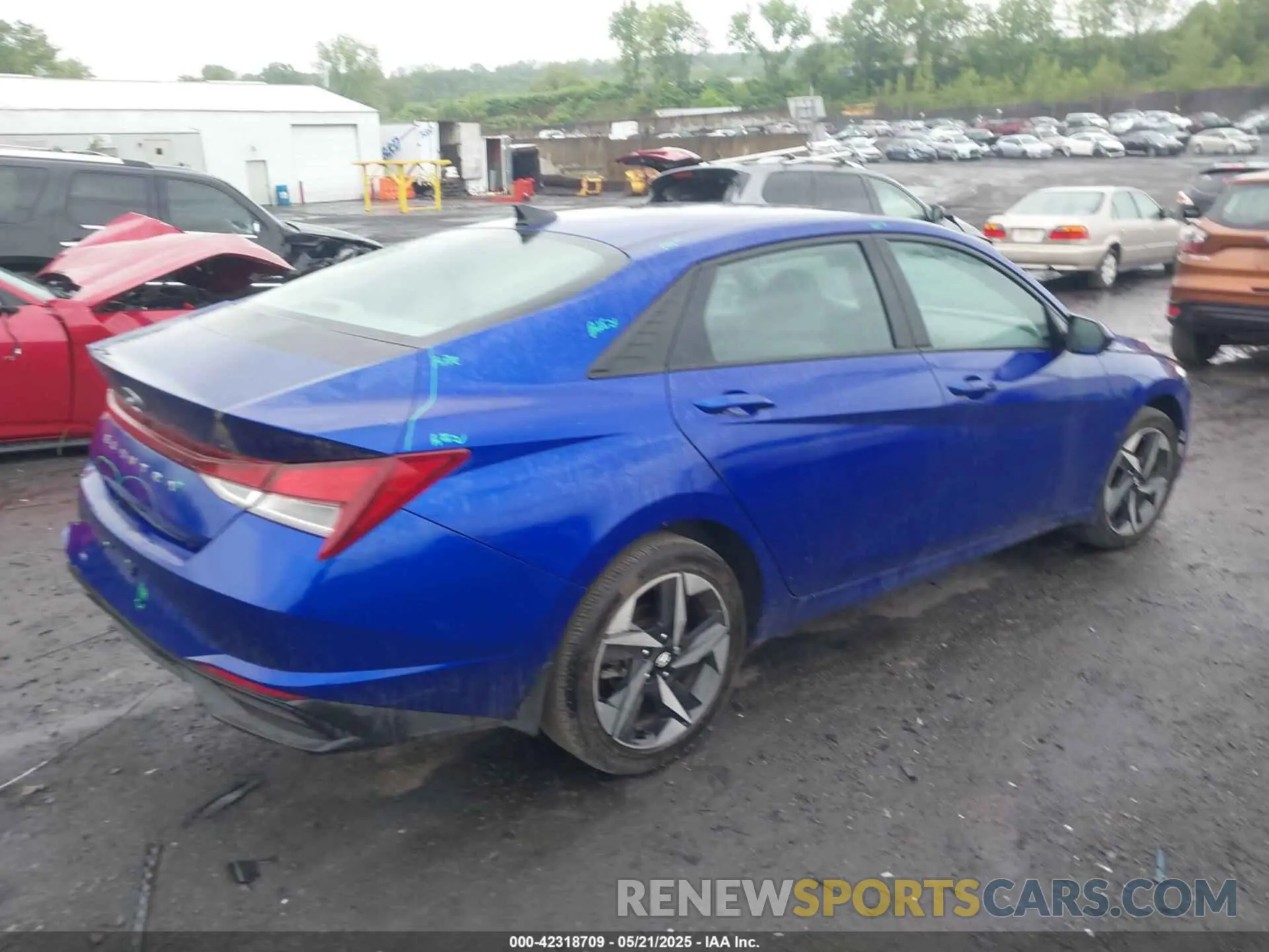 4 fotografías del automóvil dañado KMHLS4AG6PU612325 HYUNDAI ELANTRA 2023
