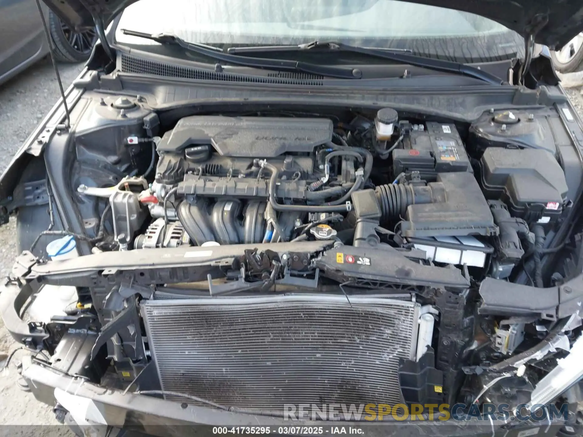10 fotografías del automóvil dañado KMHLS4AG7PU408729 HYUNDAI ELANTRA 2023