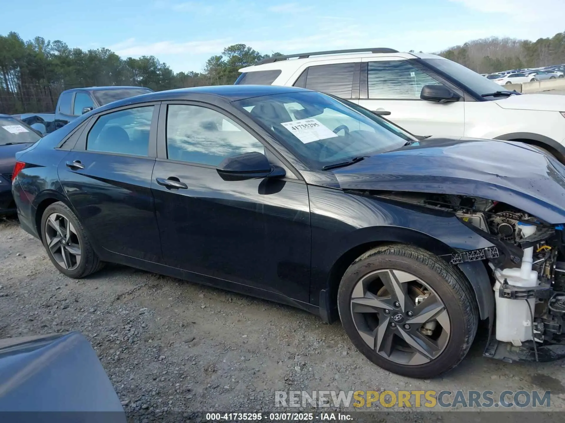 13 fotografías del automóvil dañado KMHLS4AG7PU408729 HYUNDAI ELANTRA 2023