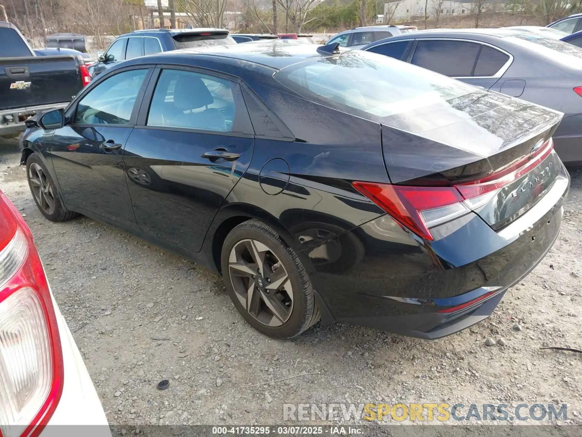 3 fotografías del automóvil dañado KMHLS4AG7PU408729 HYUNDAI ELANTRA 2023