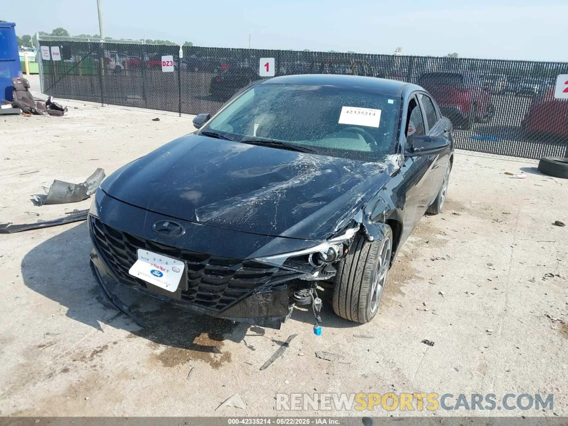 2 fotografías del automóvil dañado KMHLS4AG7PU436031 HYUNDAI ELANTRA 2023