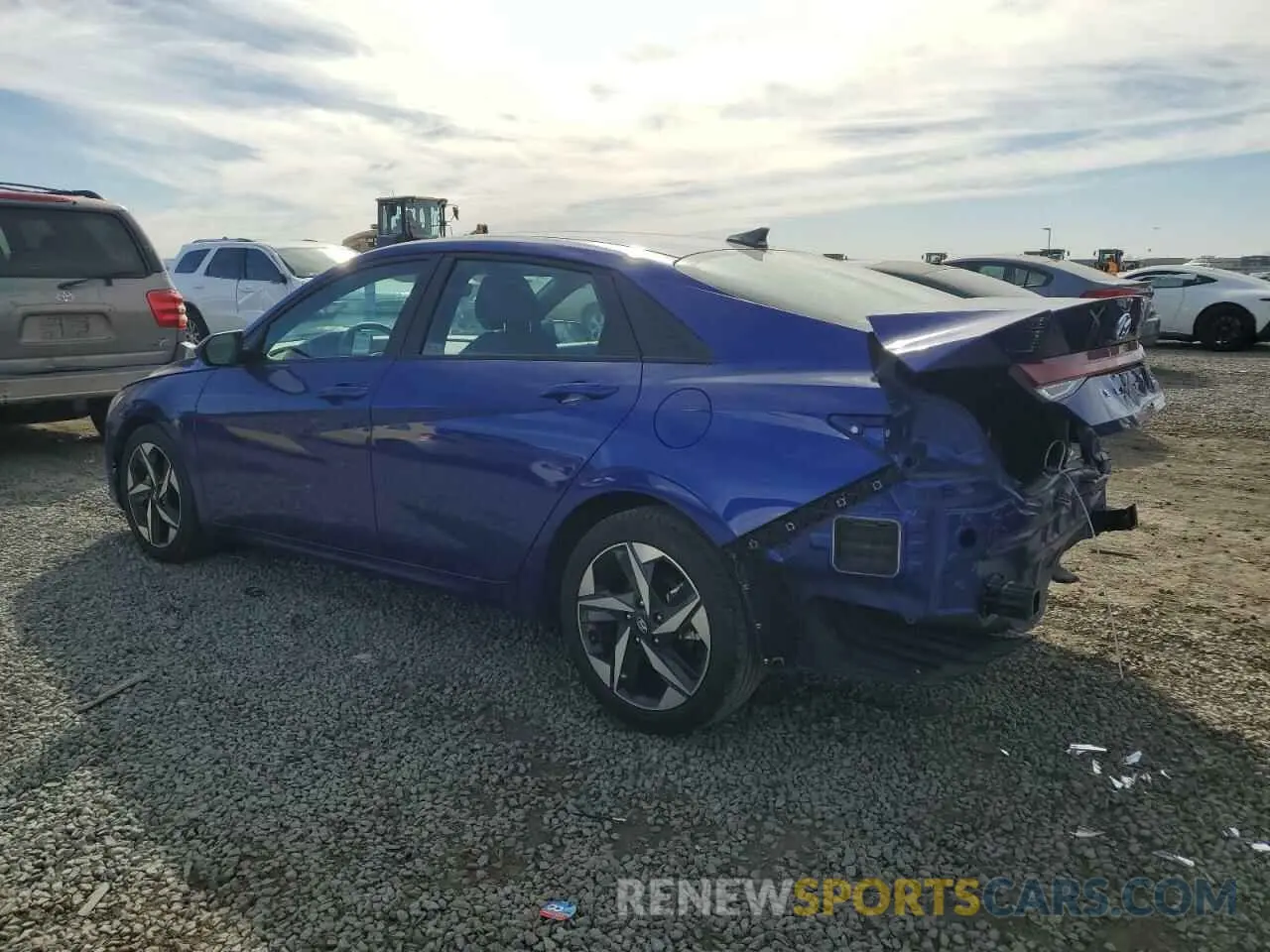 2 fotografías del automóvil dañado KMHLS4AG7PU521984 HYUNDAI ELANTRA 2023