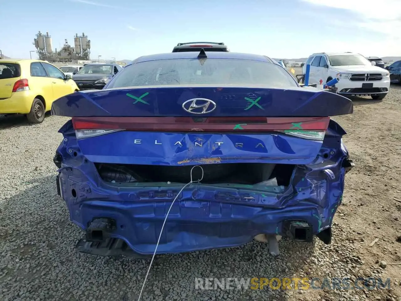 6 fotografías del automóvil dañado KMHLS4AG7PU521984 HYUNDAI ELANTRA 2023