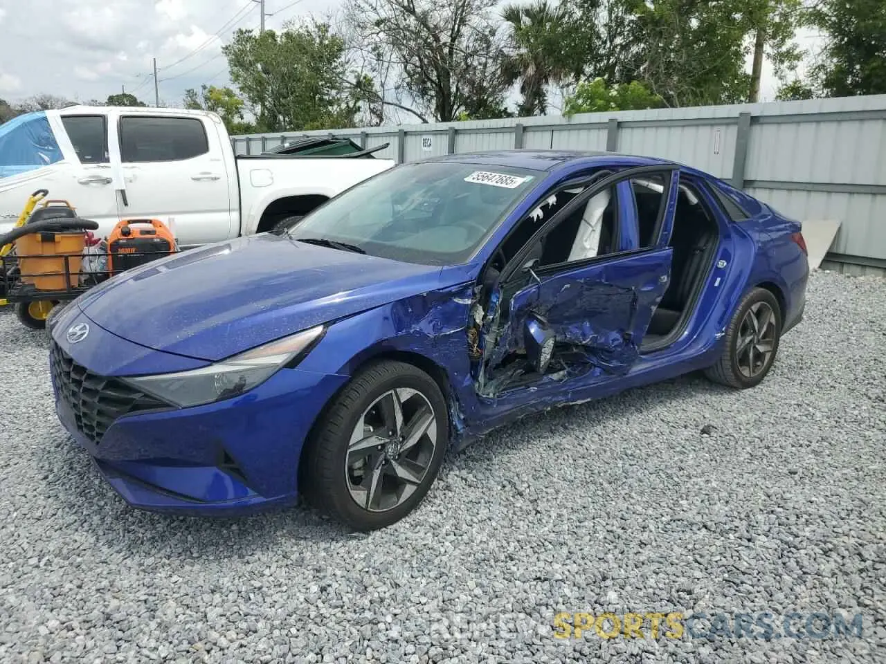 1 fotografías del automóvil dañado KMHLS4AG7PU551034 HYUNDAI ELANTRA 2023