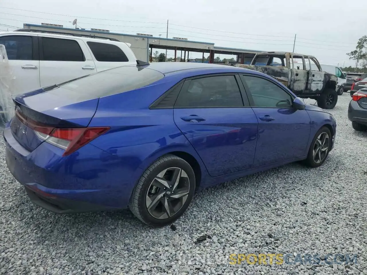 3 fotografías del automóvil dañado KMHLS4AG7PU551034 HYUNDAI ELANTRA 2023