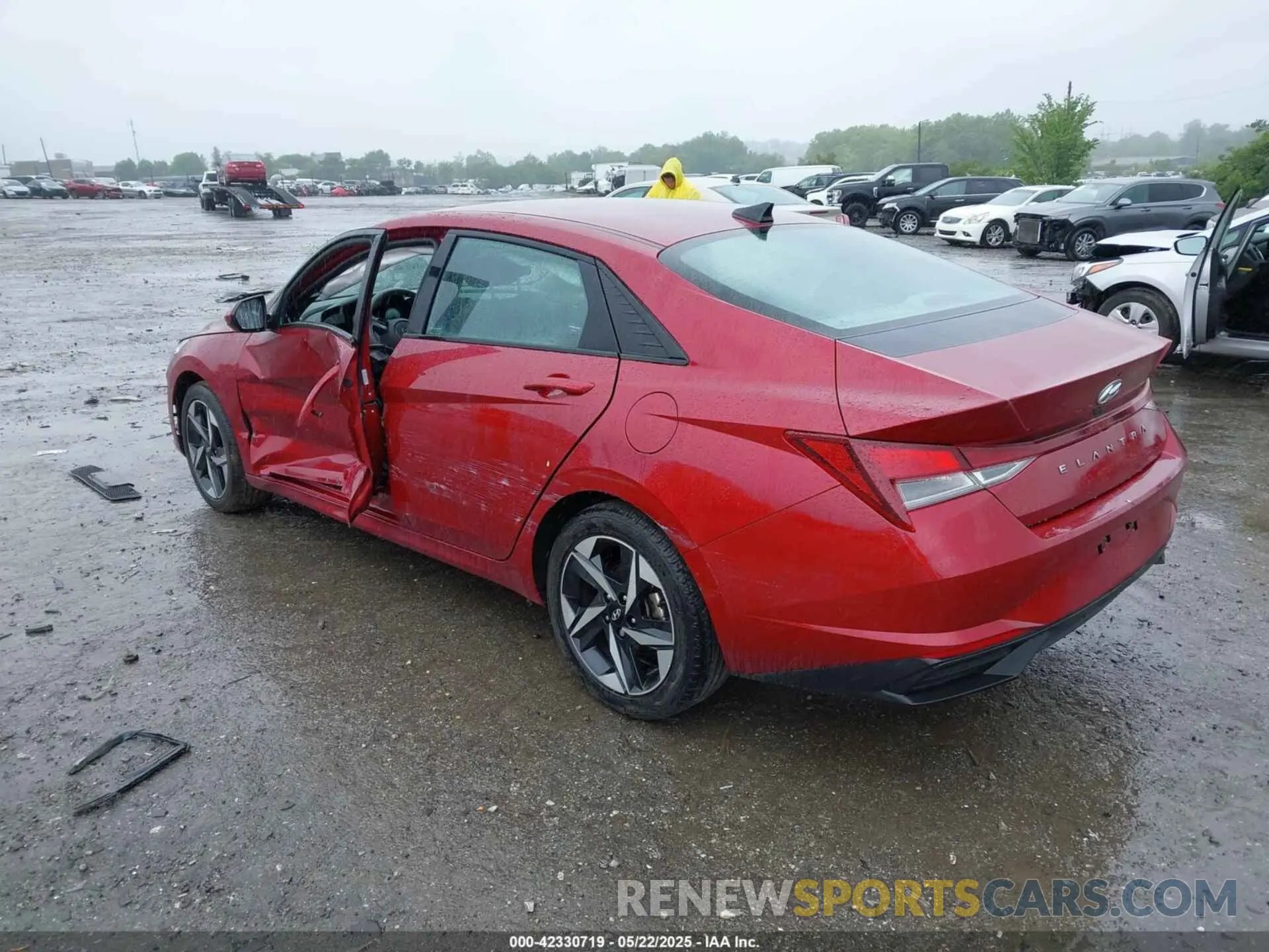 3 fotografías del automóvil dañado KMHLS4AG7PU570506 HYUNDAI ELANTRA 2023