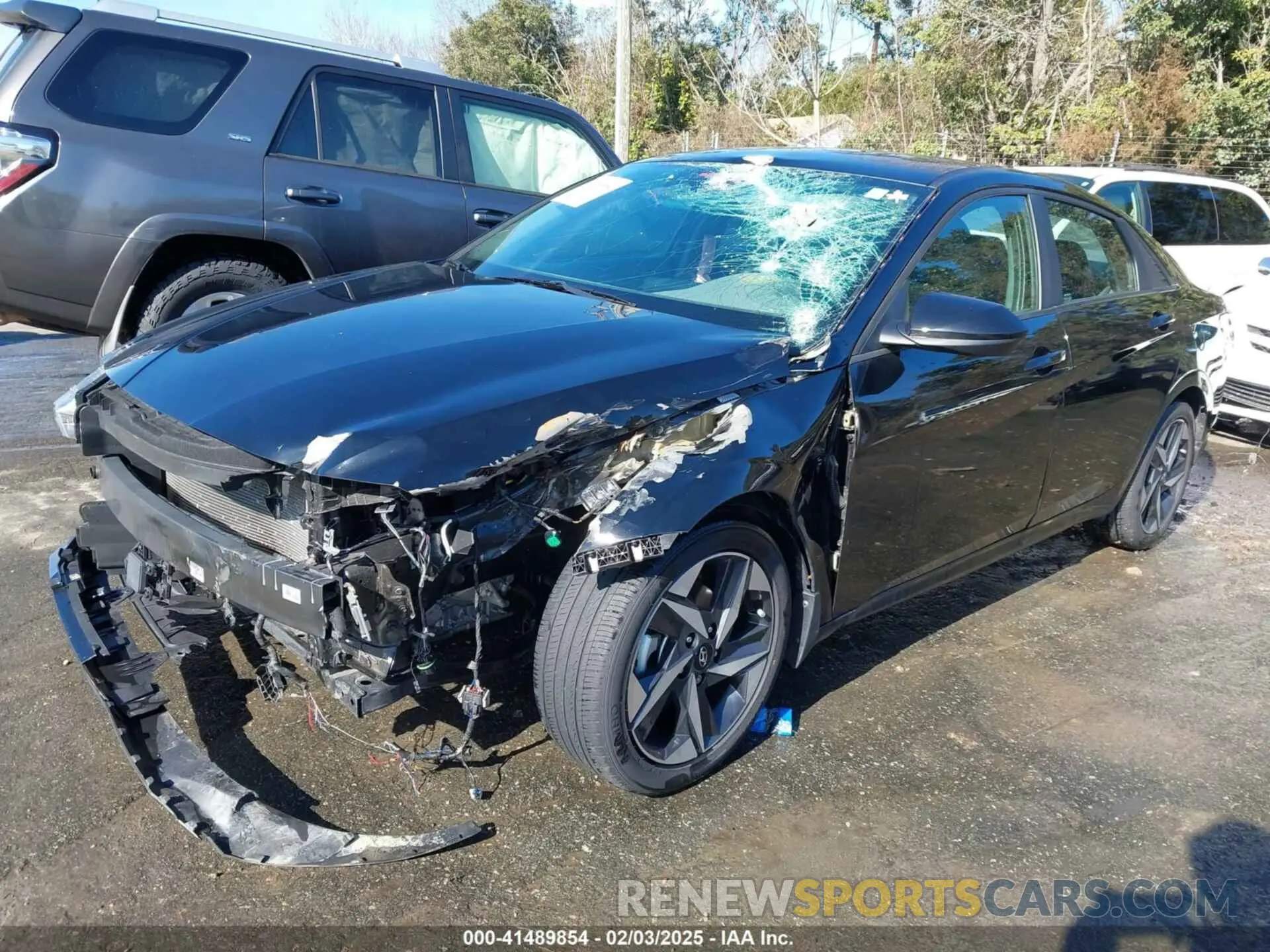 2 fotografías del automóvil dañado KMHLS4AG7PU572241 HYUNDAI ELANTRA 2023