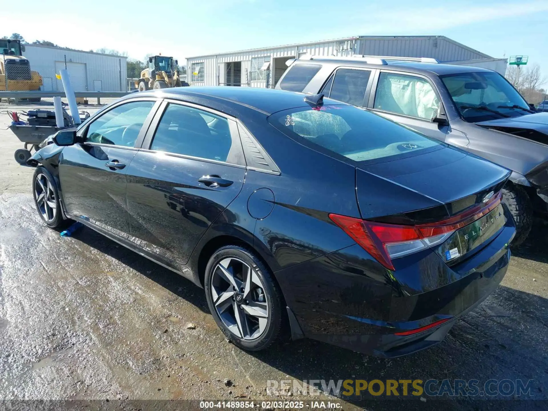 3 fotografías del automóvil dañado KMHLS4AG7PU572241 HYUNDAI ELANTRA 2023