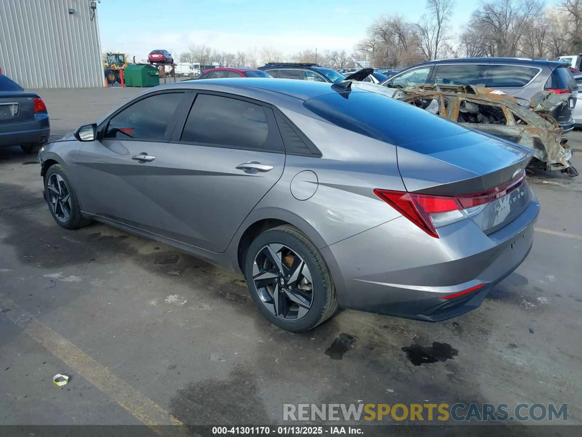 3 fotografías del automóvil dañado KMHLS4AG7PU575589 HYUNDAI ELANTRA 2023