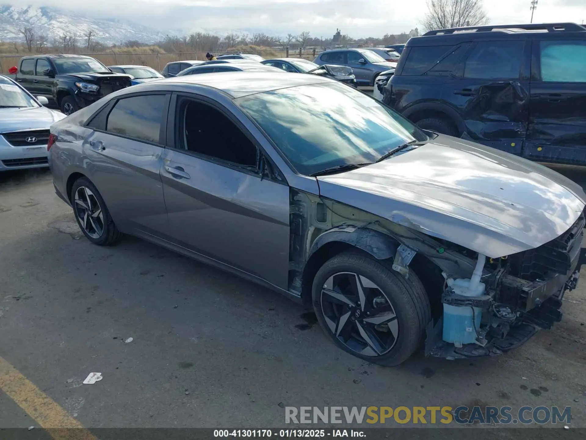 6 fotografías del automóvil dañado KMHLS4AG7PU575589 HYUNDAI ELANTRA 2023