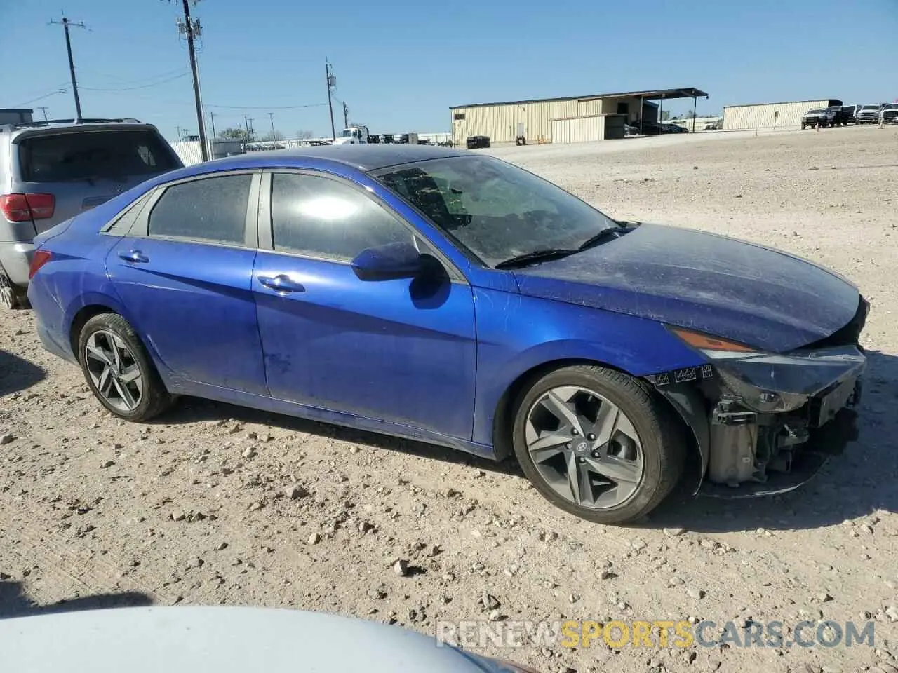 4 fotografías del automóvil dañado KMHLS4AG8PU404236 HYUNDAI ELANTRA 2023