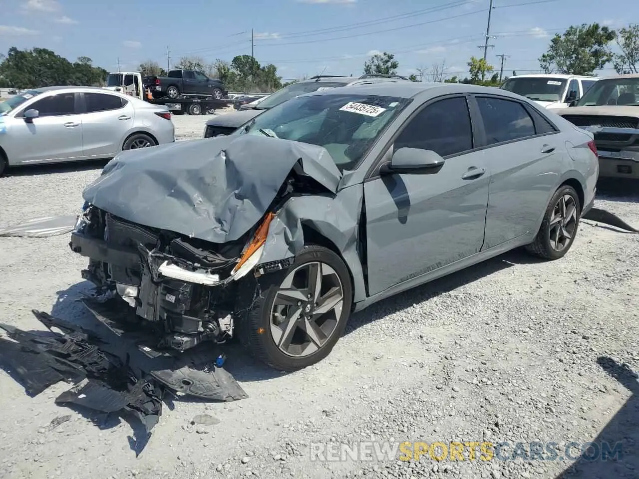 1 fotografías del automóvil dañado KMHLS4AG8PU426303 HYUNDAI ELANTRA 2023