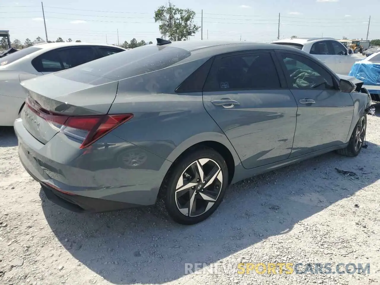 3 fotografías del automóvil dañado KMHLS4AG8PU426303 HYUNDAI ELANTRA 2023