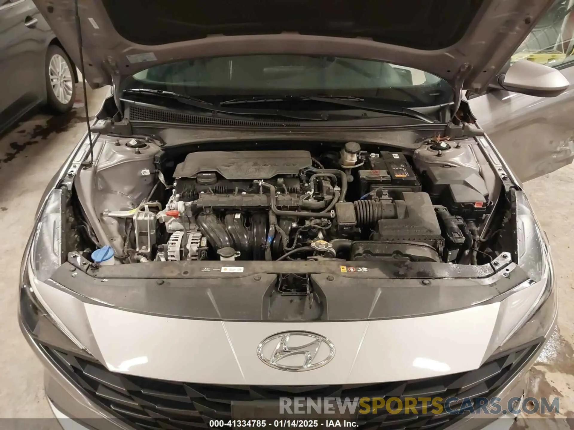 10 fotografías del automóvil dañado KMHLS4AG8PU430612 HYUNDAI ELANTRA 2023