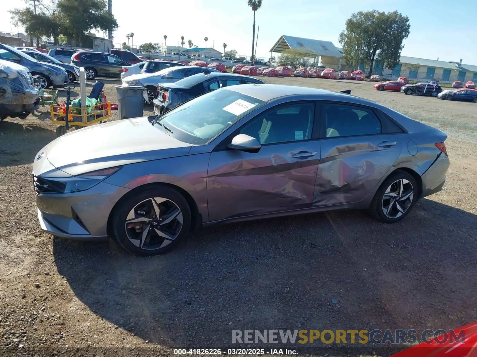 14 fotografías del automóvil dañado KMHLS4AG8PU446678 HYUNDAI ELANTRA 2023
