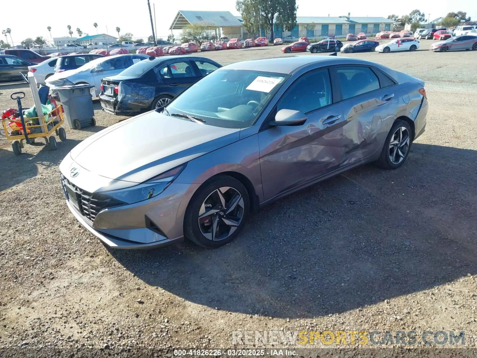 2 fotografías del automóvil dañado KMHLS4AG8PU446678 HYUNDAI ELANTRA 2023