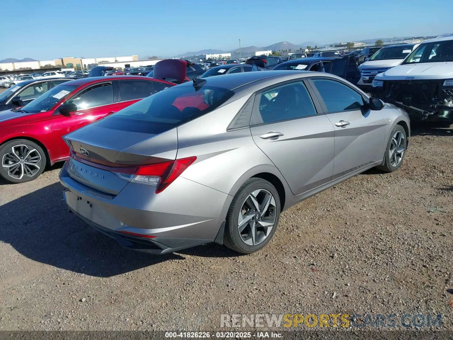 4 fotografías del automóvil dañado KMHLS4AG8PU446678 HYUNDAI ELANTRA 2023