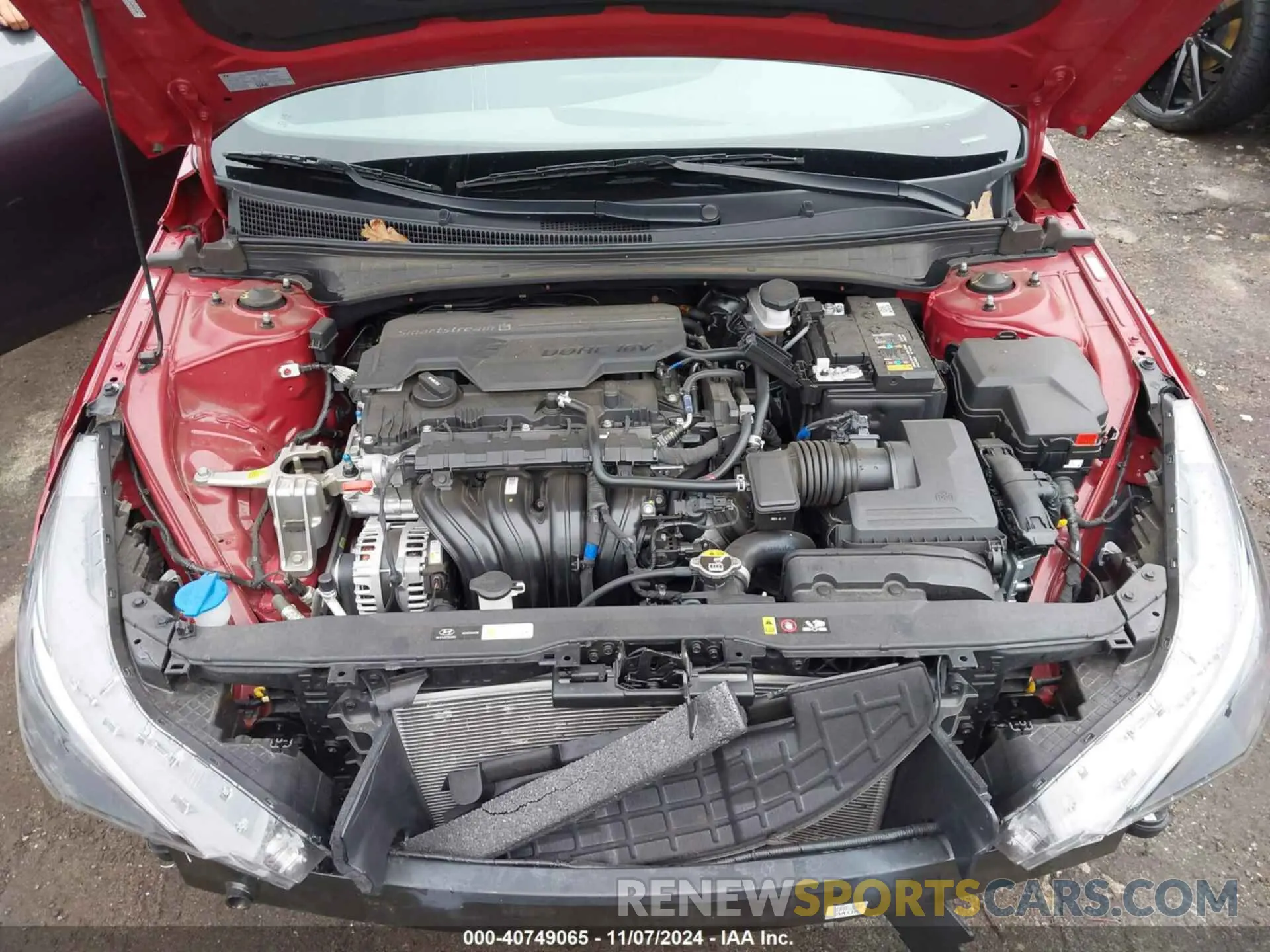 10 fotografías del automóvil dañado KMHLS4AG8PU573964 HYUNDAI ELANTRA 2023
