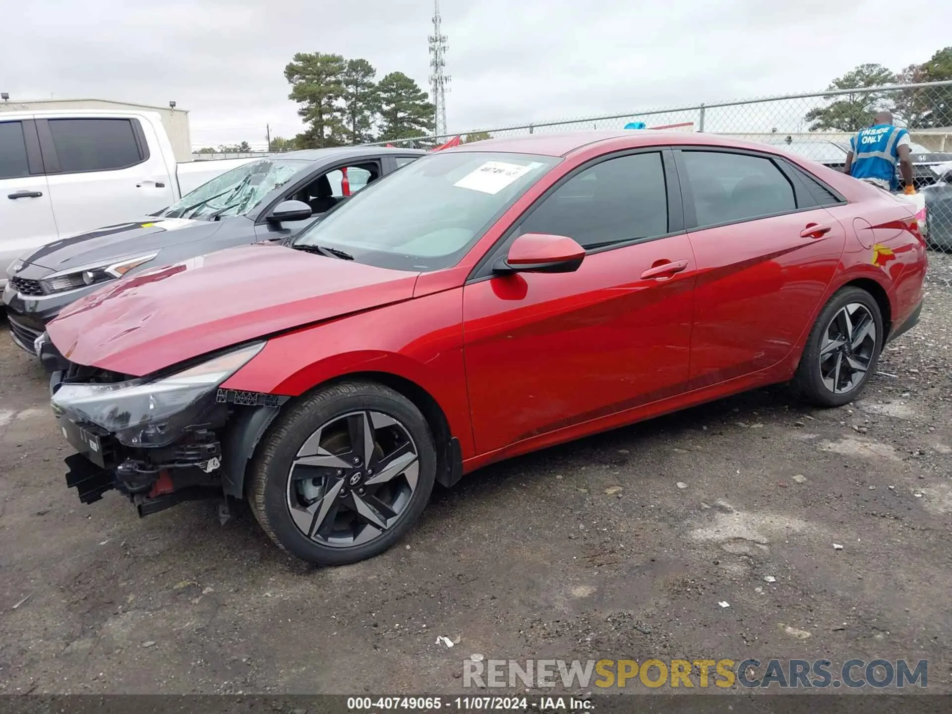 2 fotografías del automóvil dañado KMHLS4AG8PU573964 HYUNDAI ELANTRA 2023