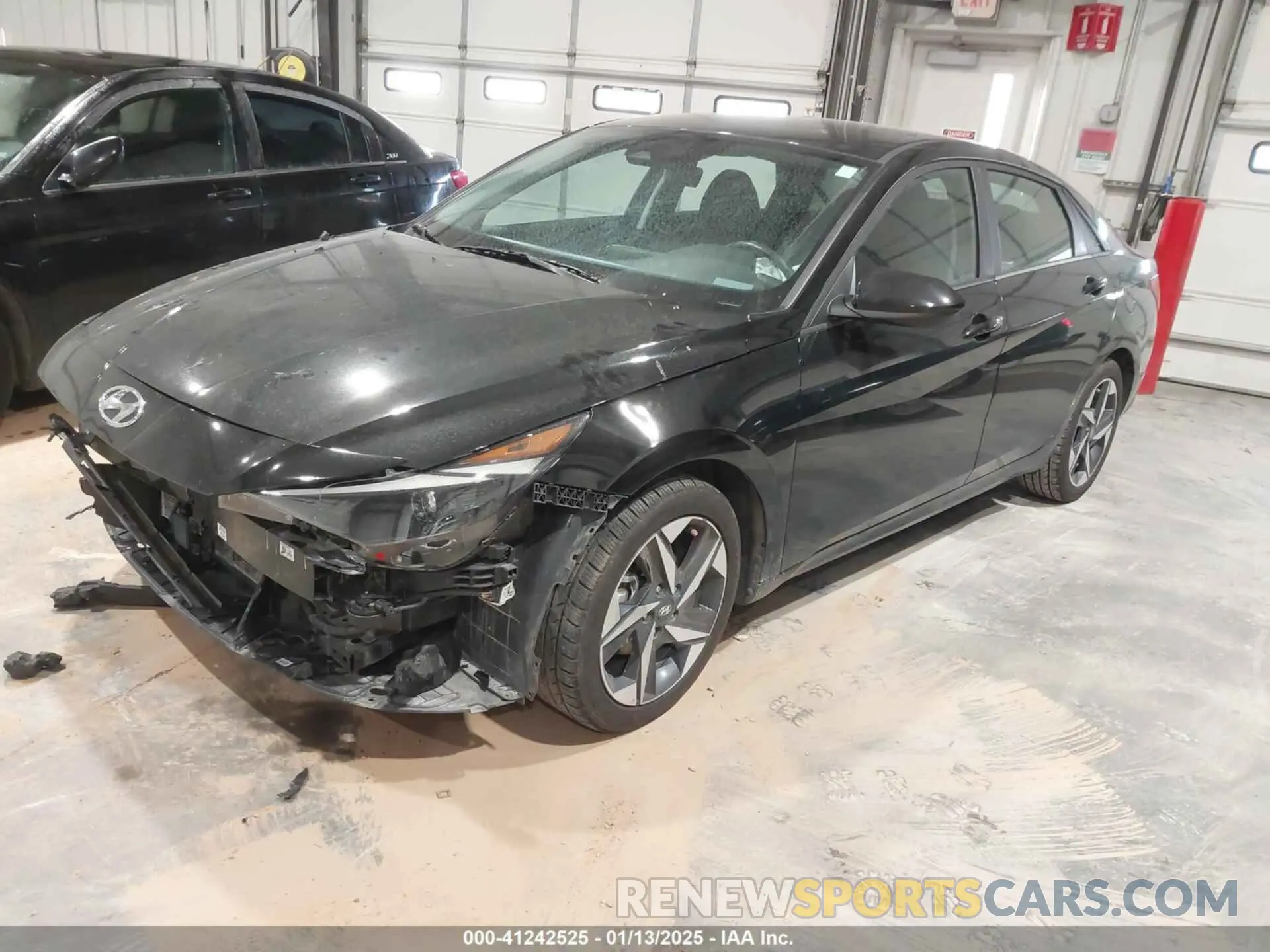 2 fotografías del automóvil dañado KMHLS4AG8PU604615 HYUNDAI ELANTRA 2023