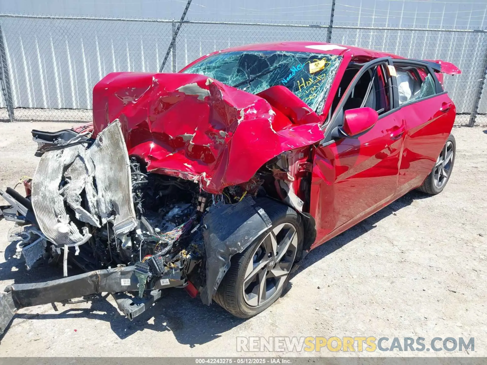 2 fotografías del automóvil dañado KMHLS4AG9PU453235 HYUNDAI ELANTRA 2023