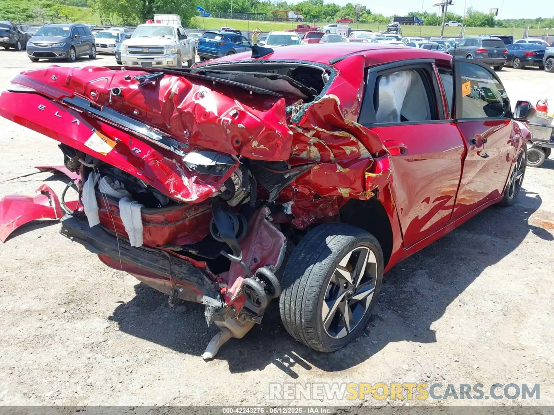4 fotografías del automóvil dañado KMHLS4AG9PU453235 HYUNDAI ELANTRA 2023