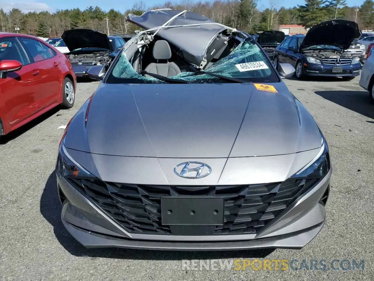 5 fotografías del automóvil dañado KMHLS4AG9PU507813 HYUNDAI ELANTRA 2023