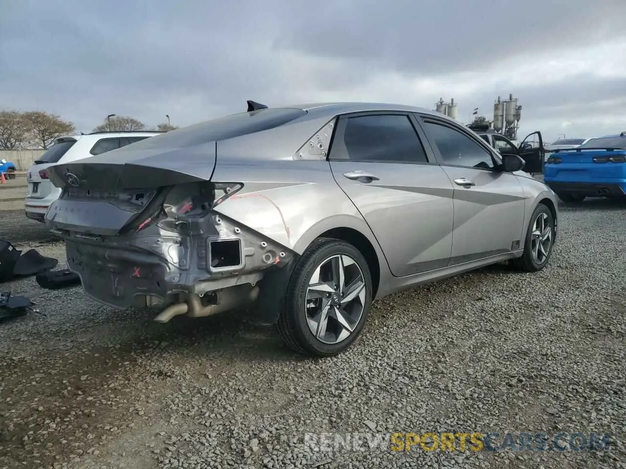3 fotografías del automóvil dañado KMHLS4AG9PU517161 HYUNDAI ELANTRA 2023