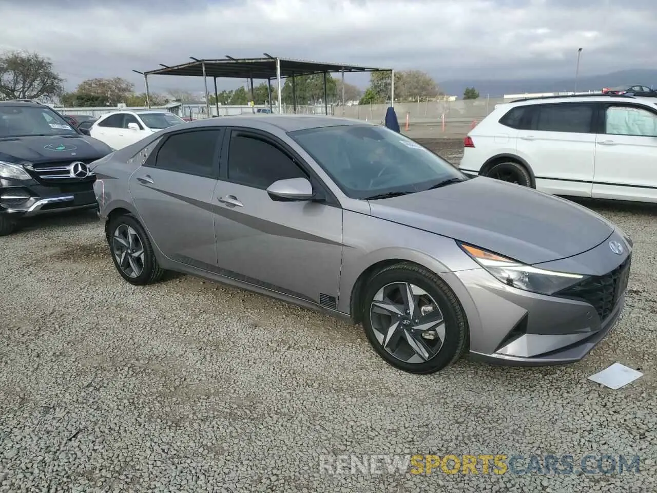4 fotografías del automóvil dañado KMHLS4AG9PU517161 HYUNDAI ELANTRA 2023