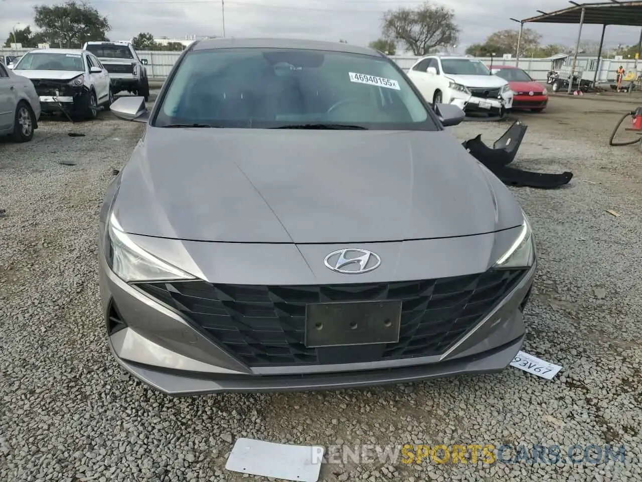 5 fotografías del automóvil dañado KMHLS4AG9PU517161 HYUNDAI ELANTRA 2023