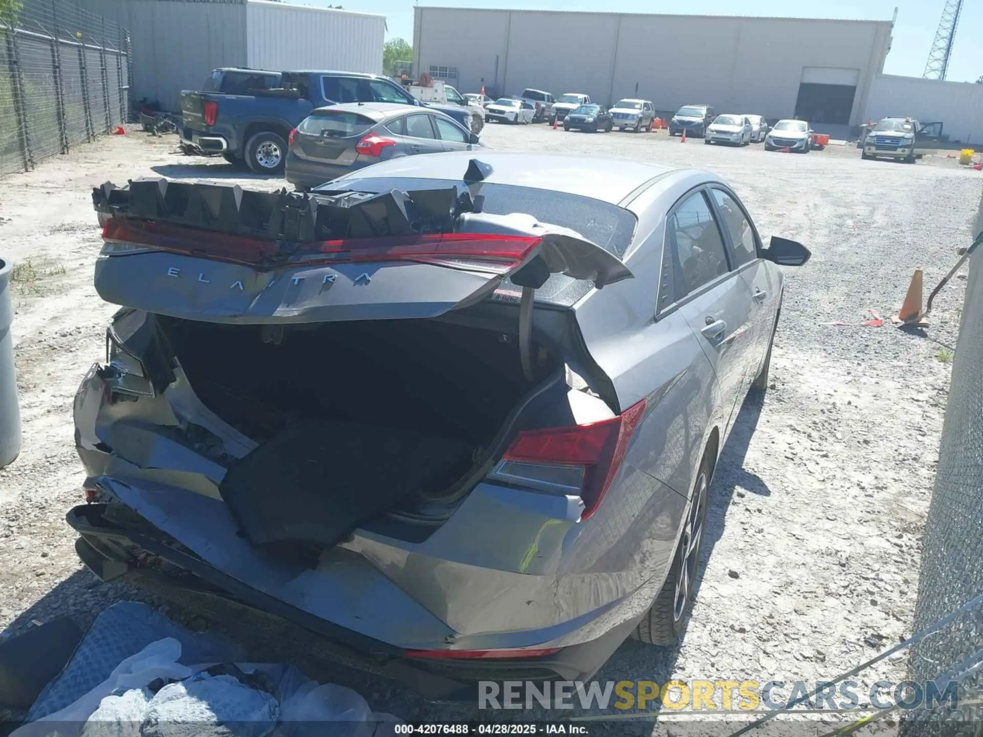 4 fotografías del automóvil dañado KMHLS4AG9PU553397 HYUNDAI ELANTRA 2023