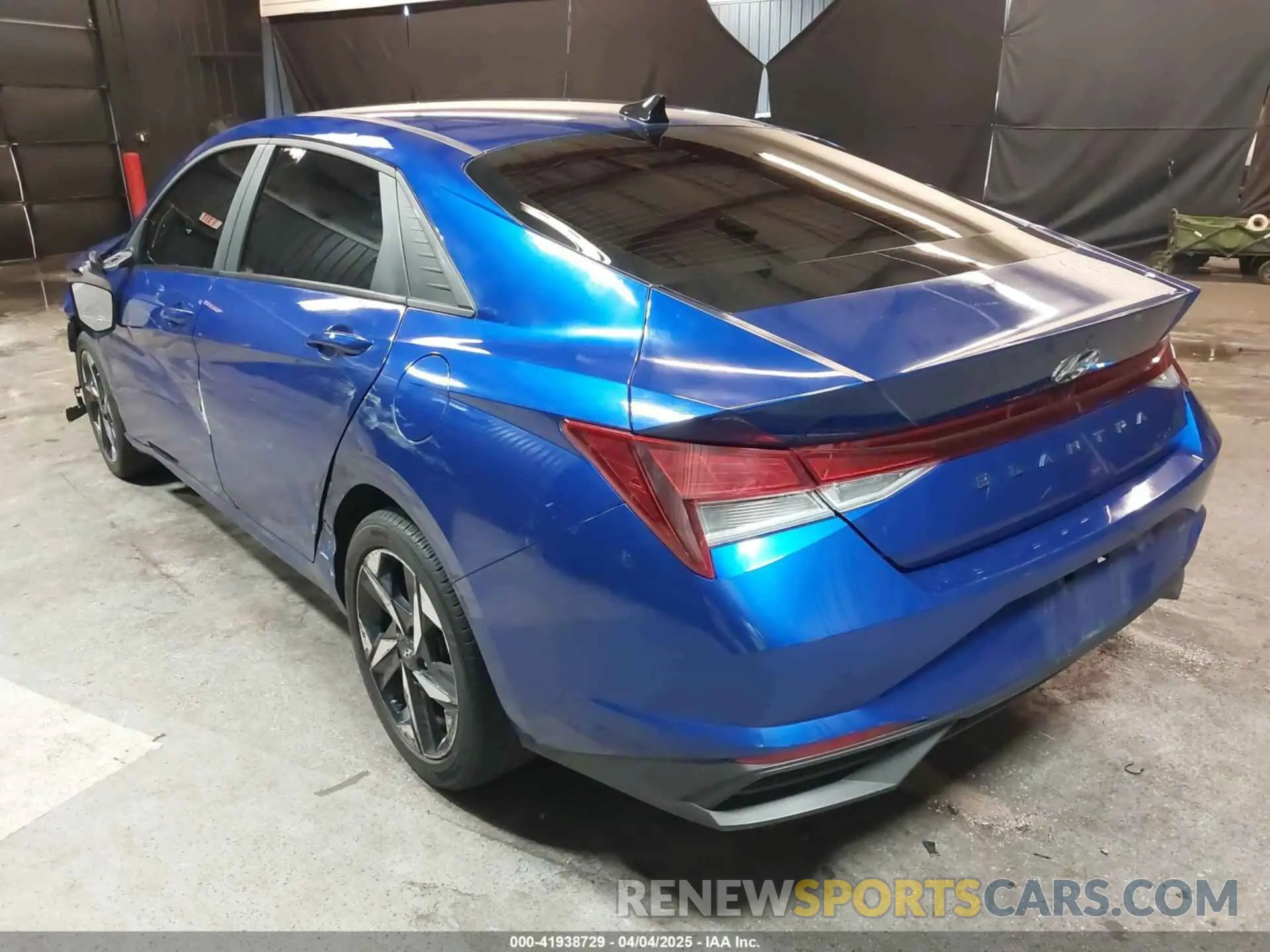 3 fotografías del automóvil dañado KMHLS4AG9PU558924 HYUNDAI ELANTRA 2023