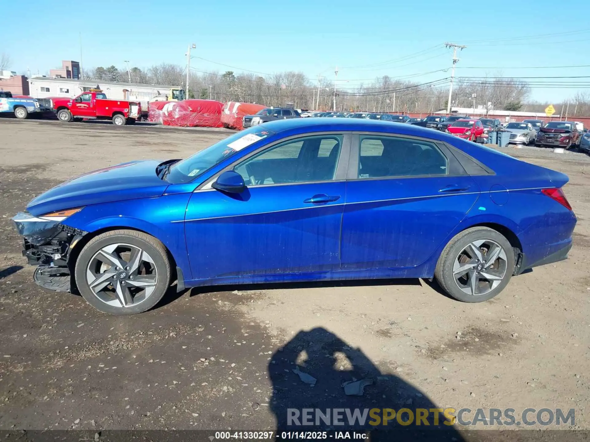 14 fotografías del automóvil dañado KMHLS4AG9PU558955 HYUNDAI ELANTRA 2023