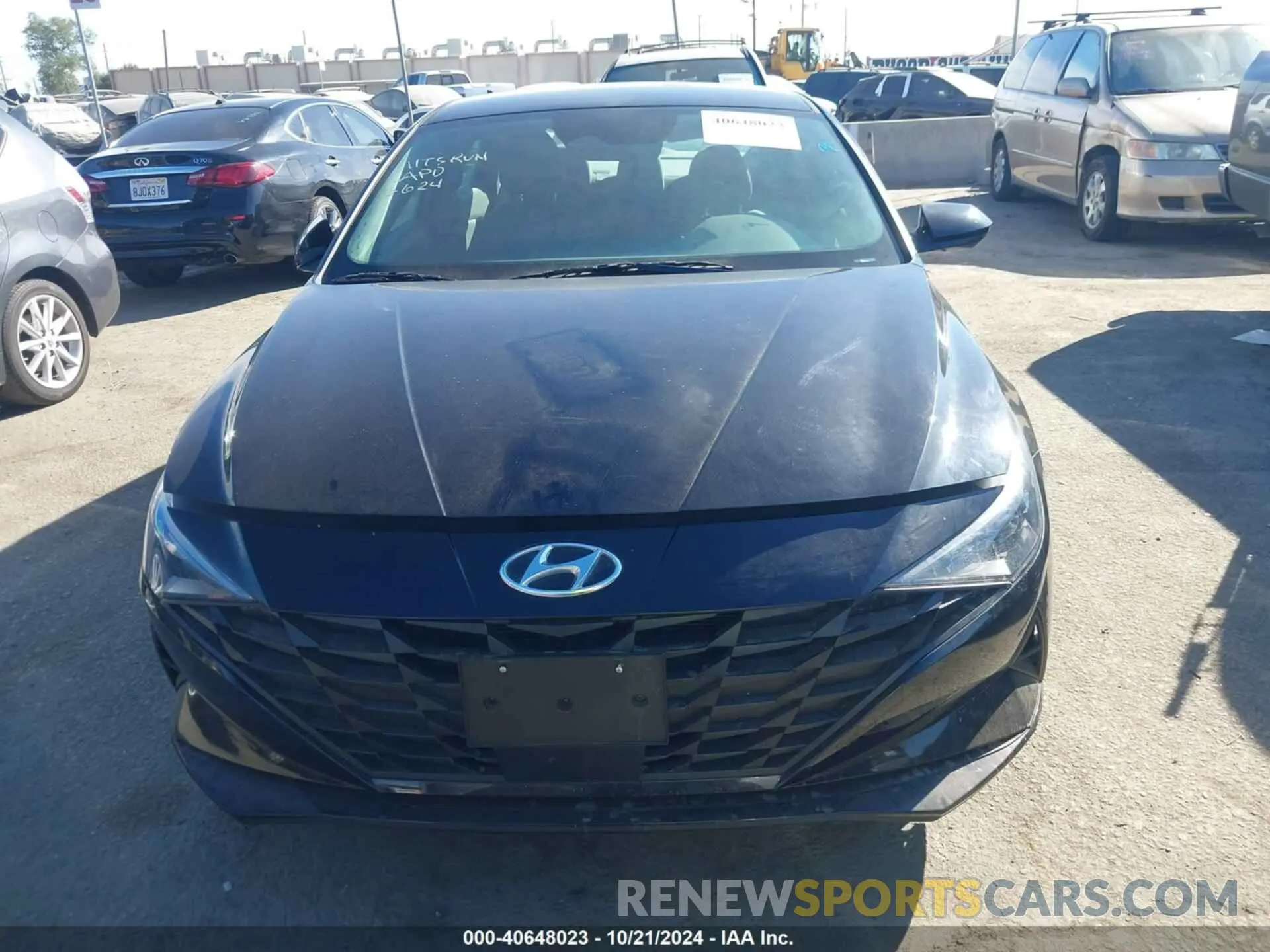12 fotografías del automóvil dañado KMHLS4AG9PU560768 HYUNDAI ELANTRA 2023