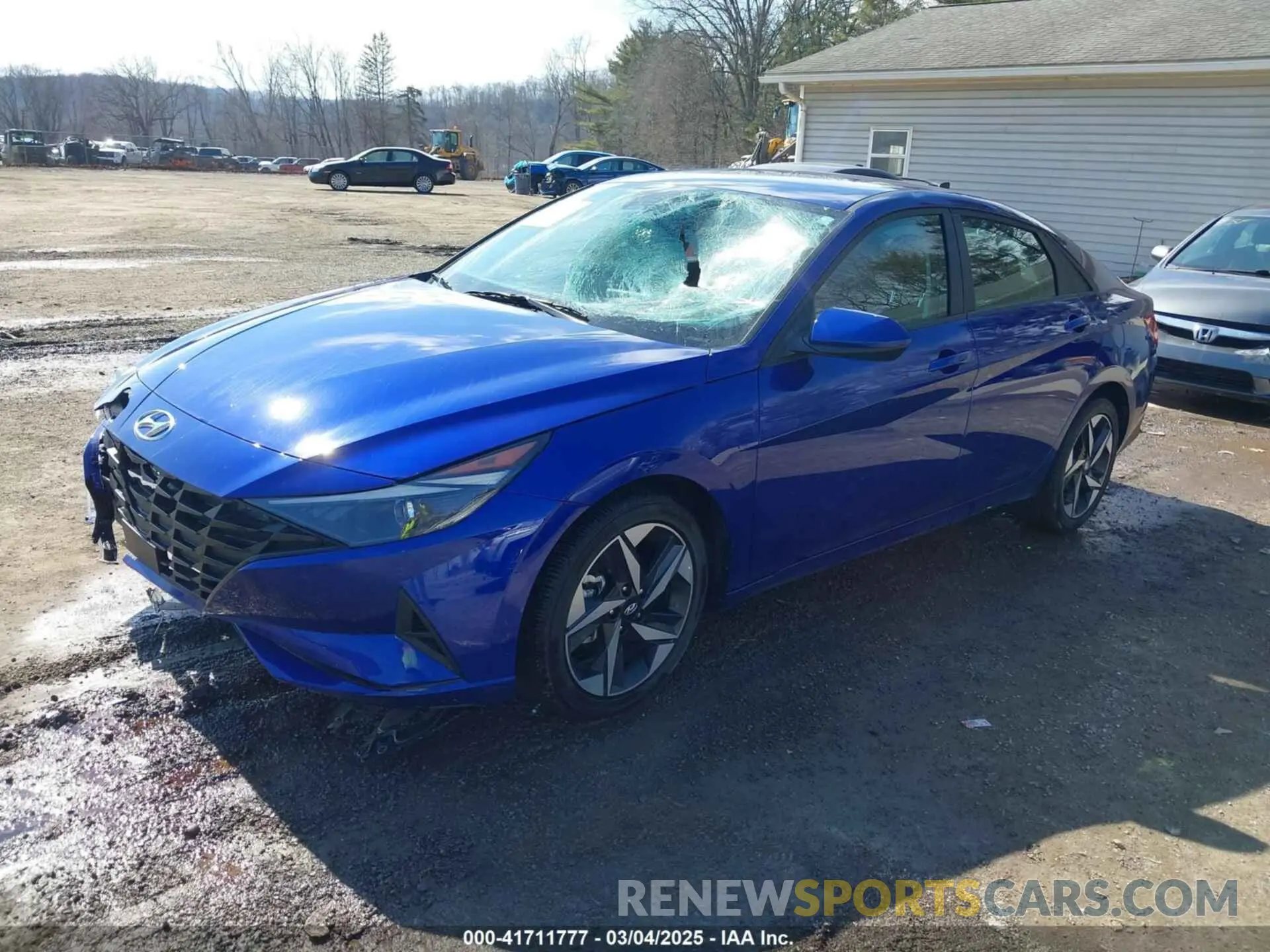 2 fotografías del automóvil dañado KMHLS4AG9PU569759 HYUNDAI ELANTRA 2023