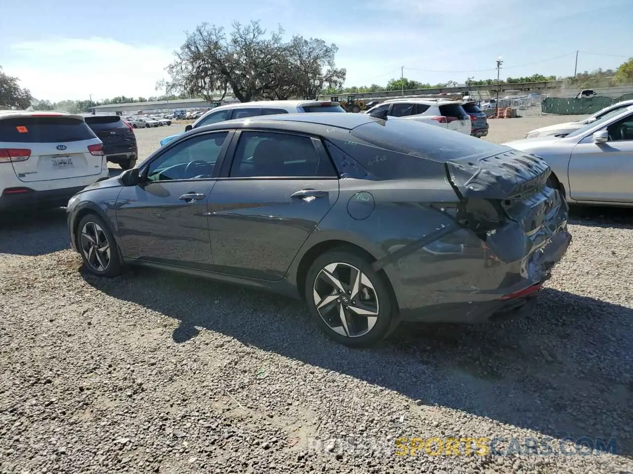 2 fotografías del automóvil dañado KMHLS4AG9PU575271 HYUNDAI ELANTRA 2023