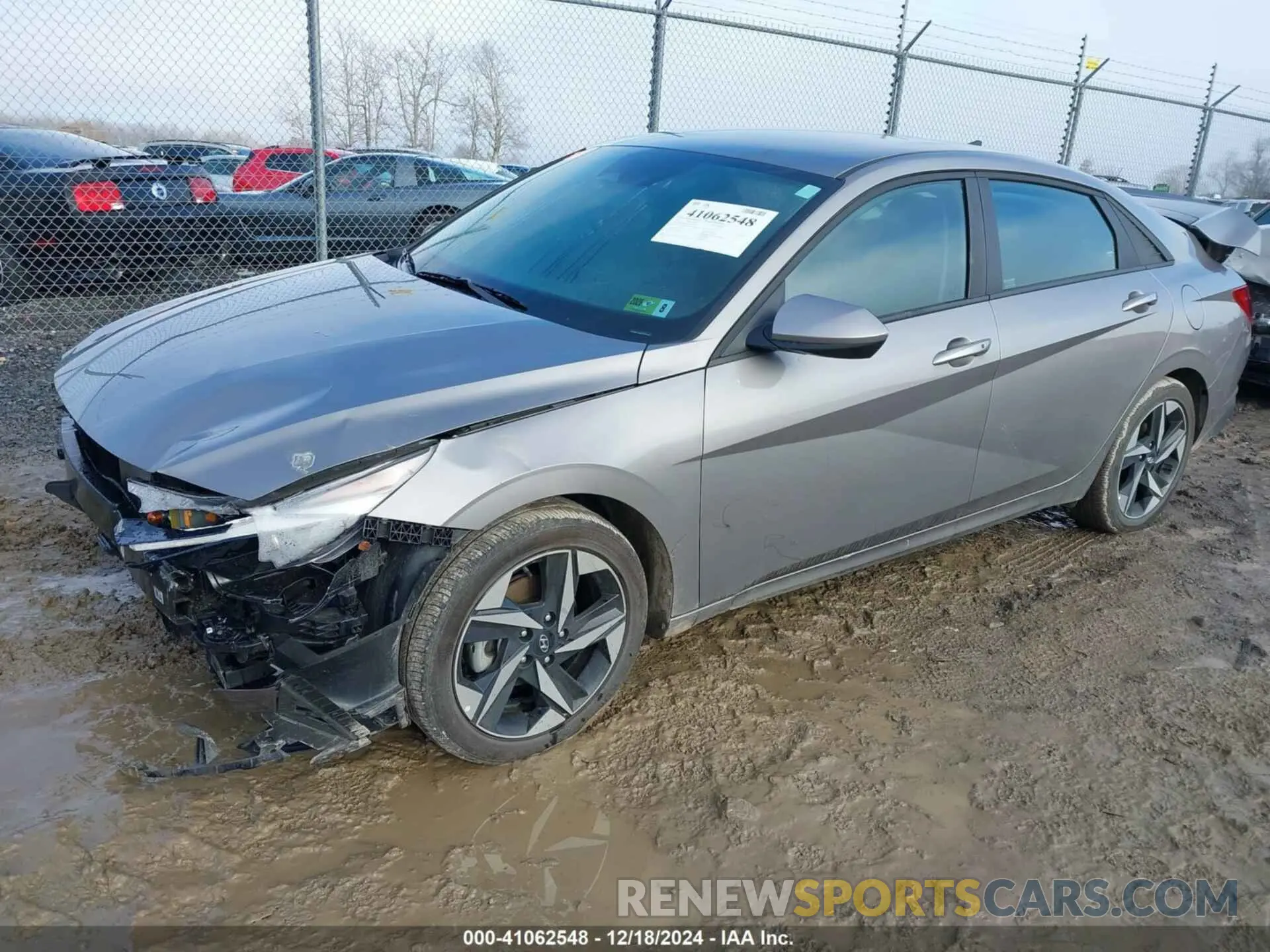 2 fotografías del automóvil dañado KMHLS4AG9PU590174 HYUNDAI ELANTRA 2023