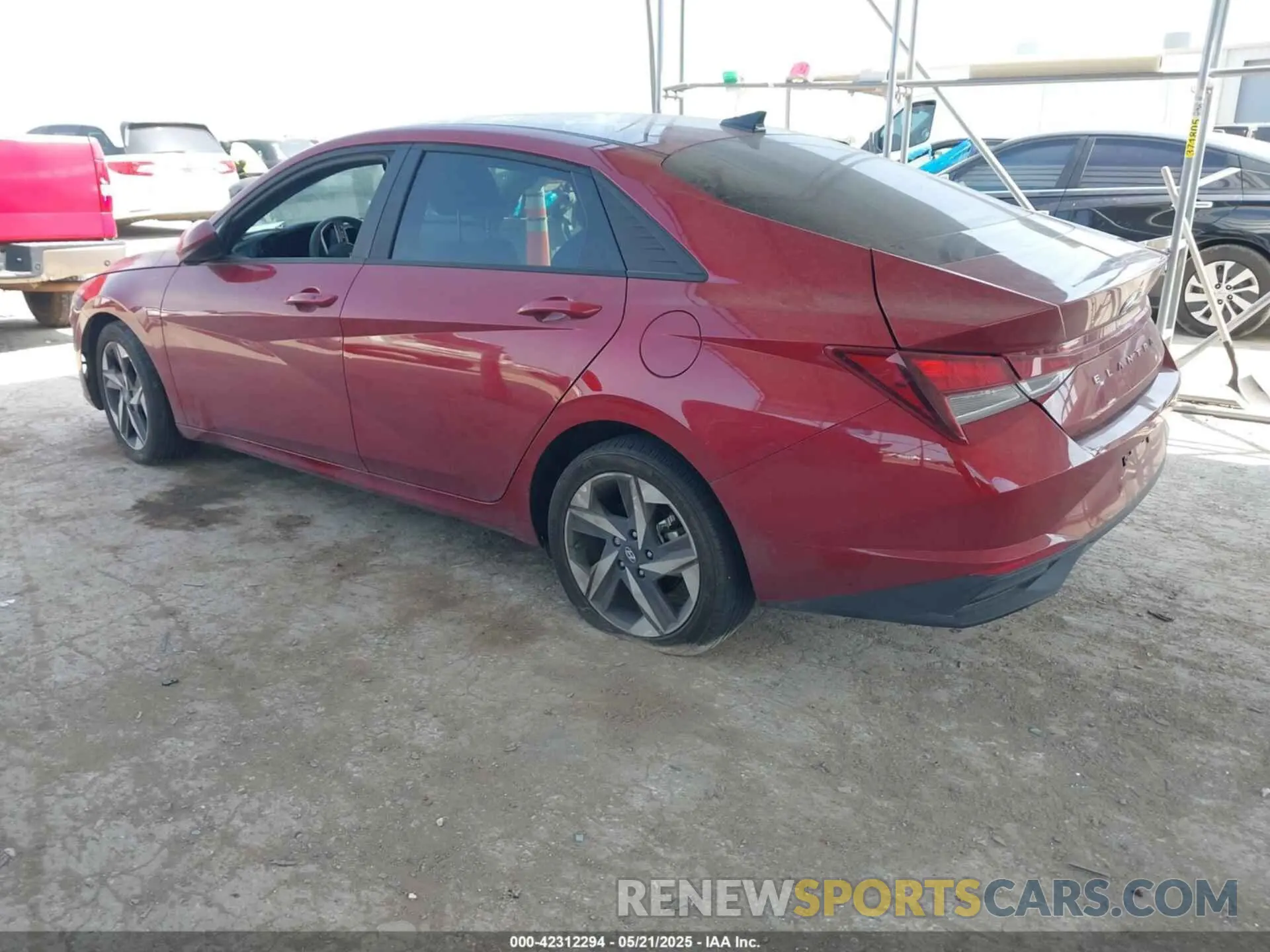 3 fotografías del automóvil dañado KMHLS4AG9PU621861 HYUNDAI ELANTRA 2023