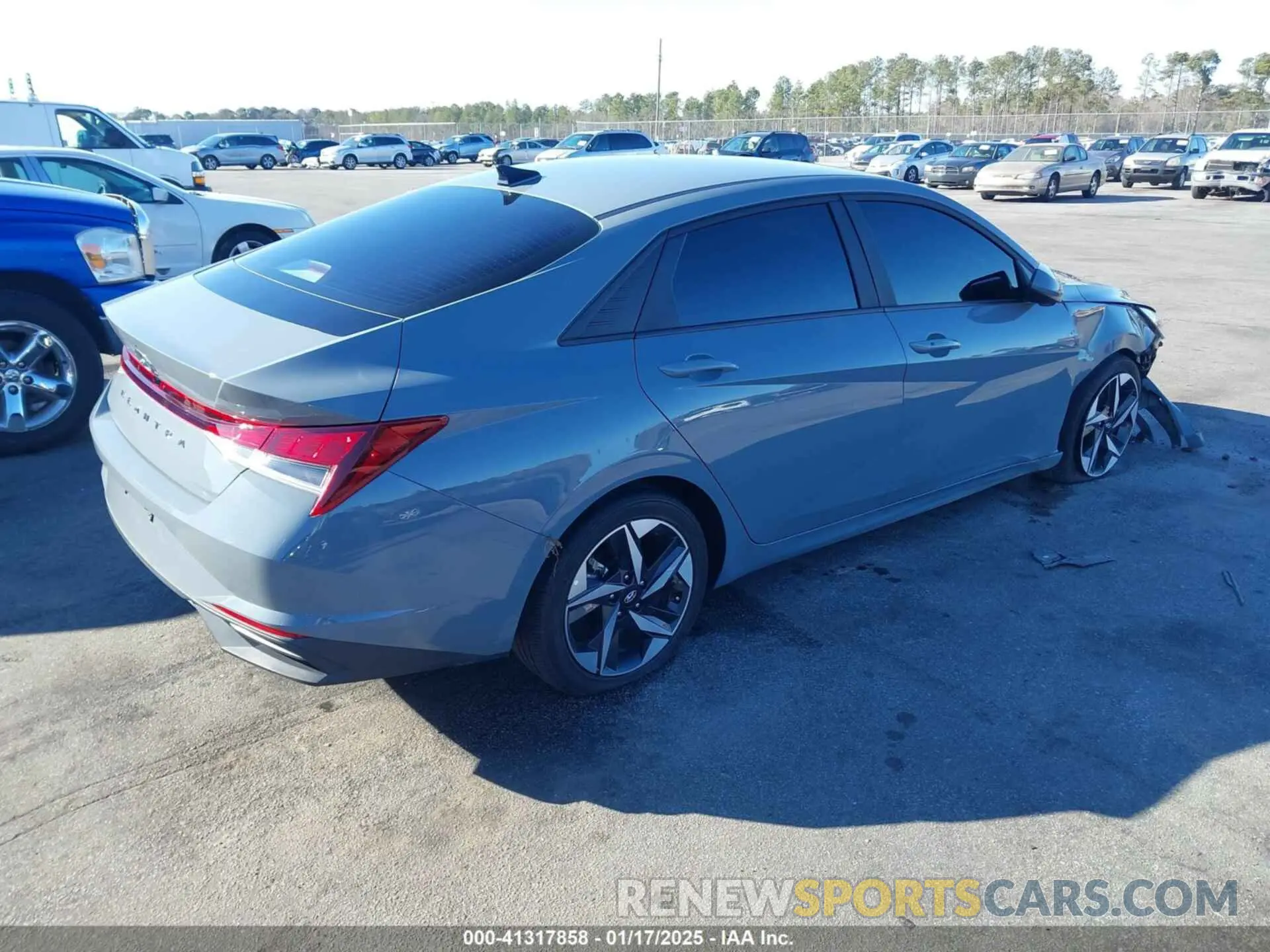 4 fotografías del automóvil dañado KMHLS4AGXPU447461 HYUNDAI ELANTRA 2023