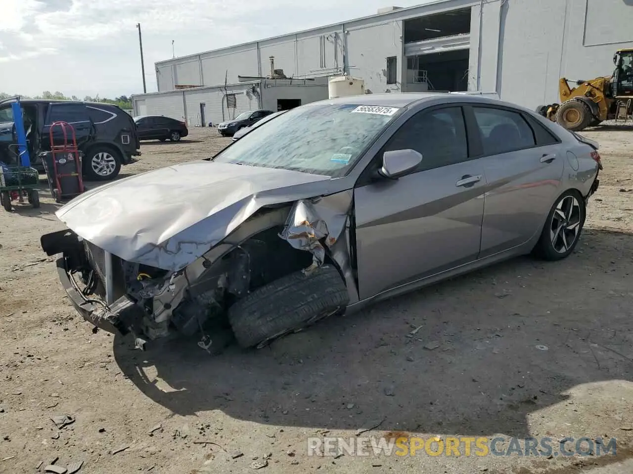 1 fotografías del automóvil dañado KMHLS4AGXPU508632 HYUNDAI ELANTRA 2023