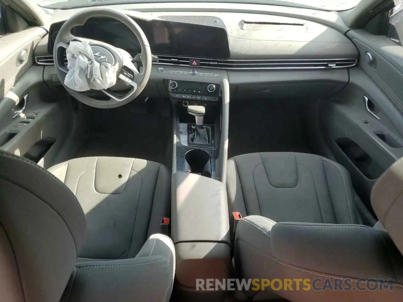 8 fotografías del automóvil dañado KMHLS4AGXPU508632 HYUNDAI ELANTRA 2023
