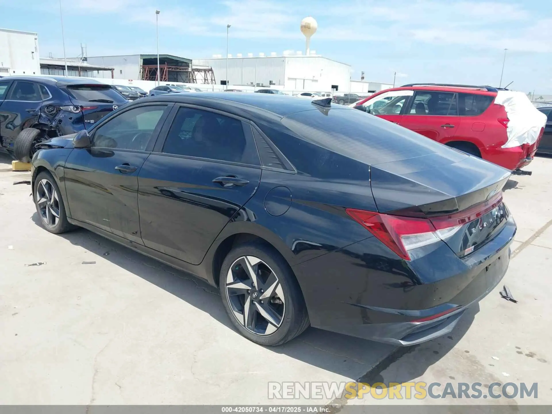 3 fotografías del automóvil dañado KMHLS4AGXPU527178 HYUNDAI ELANTRA 2023