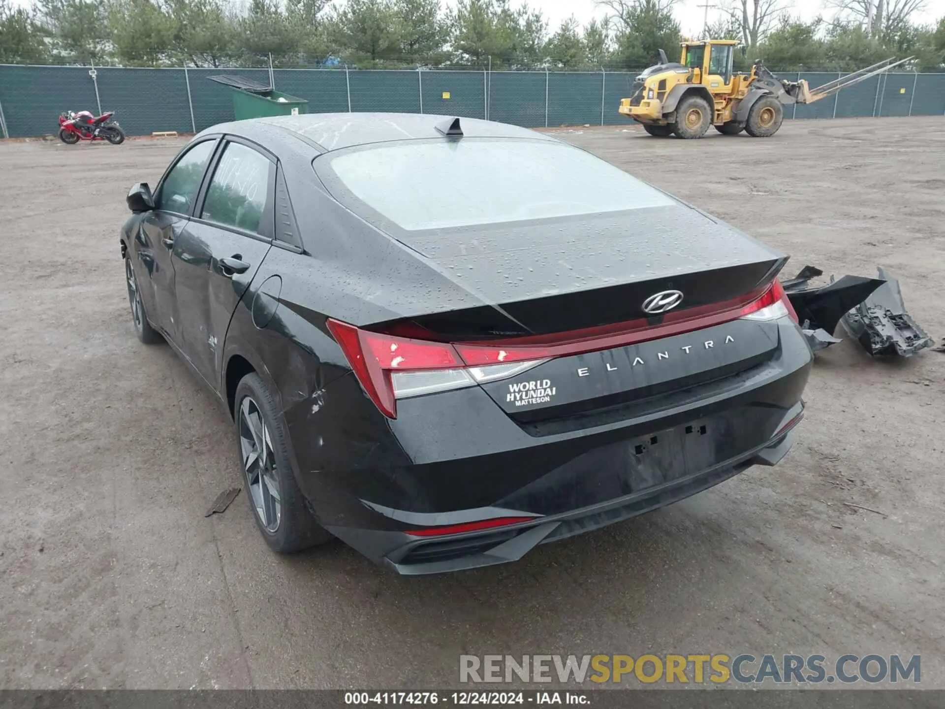 3 fotografías del automóvil dañado KMHLS4AGXPU551660 HYUNDAI ELANTRA 2023