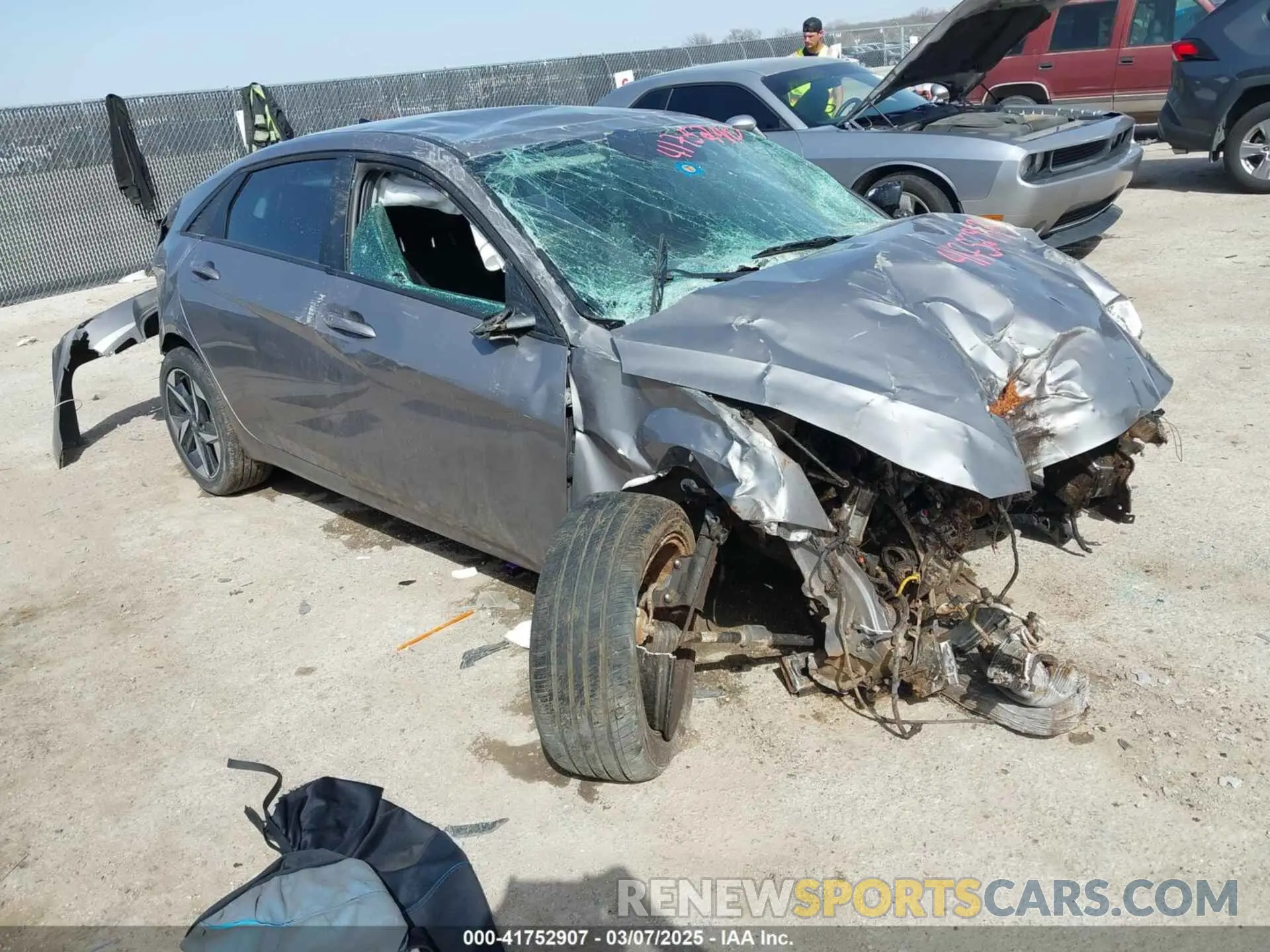 1 fotografías del automóvil dañado KMHLS4AGXPU561251 HYUNDAI ELANTRA 2023