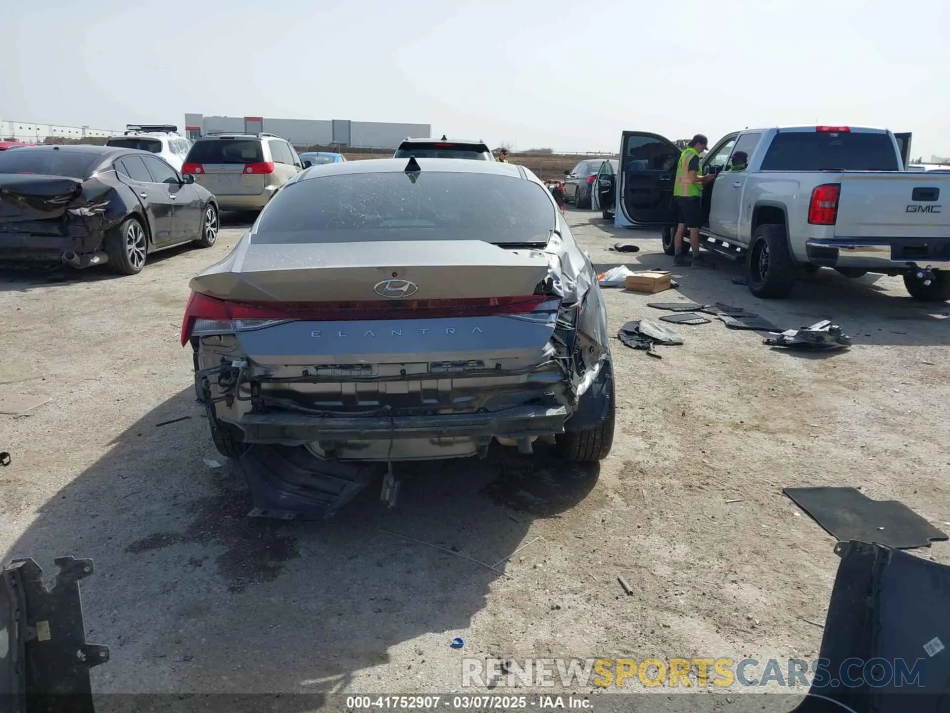 16 fotografías del automóvil dañado KMHLS4AGXPU561251 HYUNDAI ELANTRA 2023