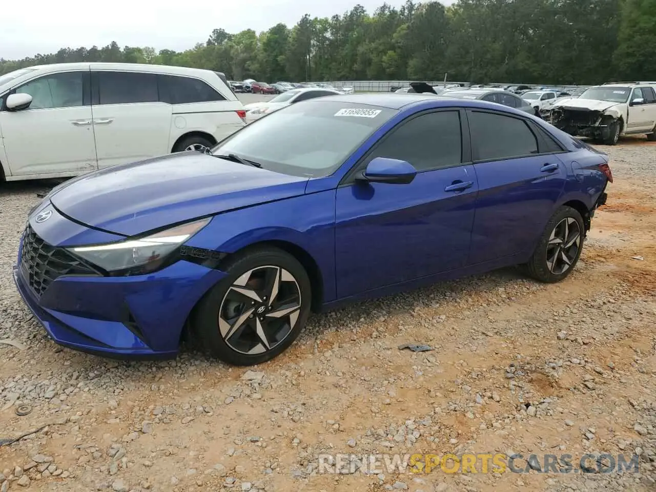 1 fotografías del automóvil dañado KMHLS4AGXPU568927 HYUNDAI ELANTRA 2023